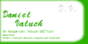 daniel valuch business card